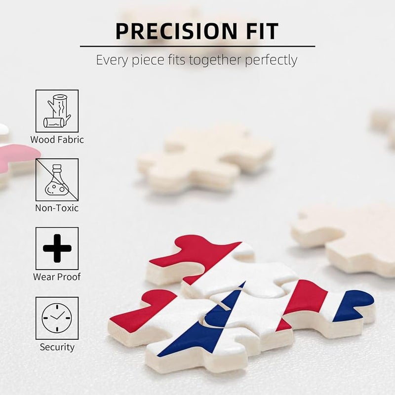 لغز علم بريطانيا 1000 قطعة للكبار هدية ديكور منزلي 29.5 × 19.7 بوصة - Image 4